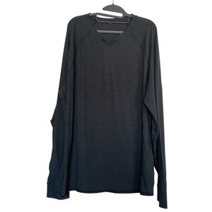LULULEMON Men’s Black Long Sleeve Tee Soft Stretchy Fabric Size L